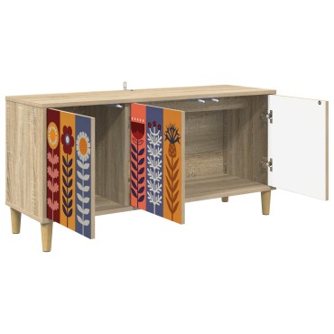 vidaXL Ντουλάπι TV ESSEN 102x33x50cm Sonoma Επεξεργασμένο Ξύλο