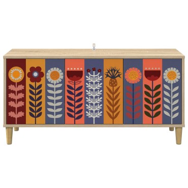 vidaXL Ντουλάπι TV ESSEN 102x33x50cm Sonoma Επεξεργασμένο Ξύλο