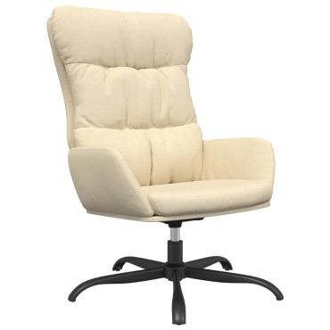 vidaXL Πολυθρόνα Relax Κρεμ Υφασμάτινη 70x77x98cm 1 τεμ.