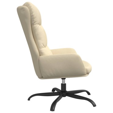 vidaXL Πολυθρόνα Relax Κρεμ Υφασμάτινη 70x77x98cm 1 τεμ.