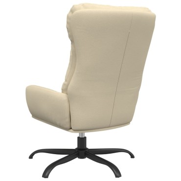 vidaXL Πολυθρόνα Relax Κρεμ Υφασμάτινη 70x77x98cm 1 τεμ.