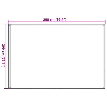 vidaXL Χαλί Σκηνής Πράσινο 250 x 200 εκ. από HDPE