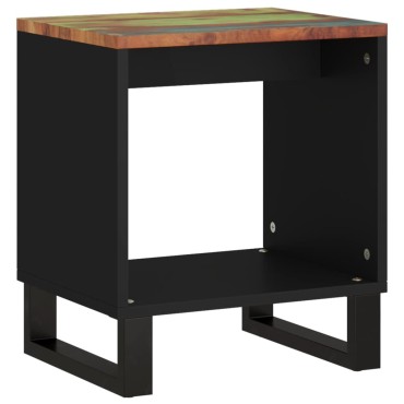 vidaXL Τραπεζάκι Σαλονιού 40x31x46cm Μασίφ Ανακυκλ. & Επεξ. Ξύλο 1 τεμ.