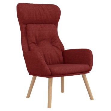vidaXL Πολυθρόνα Relax Μπορντό Υφασμάτινη 70x77x94cm 1 τεμ.
