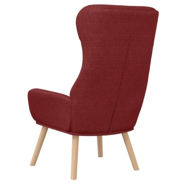 vidaXL Πολυθρόνα Relax Μπορντό Υφασμάτινη 70x77x94cm 1 τεμ.