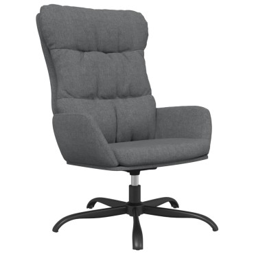 vidaXL Πολυθρόνα Relax Ανοιχτό Γκρι Υφασμάτινη 70x77x98cm 1 τεμ.