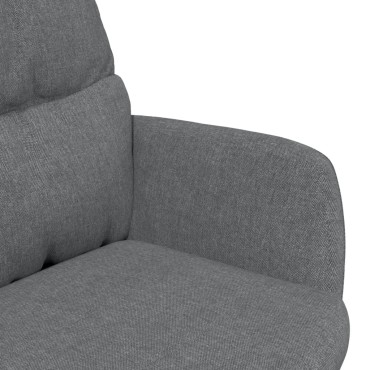 vidaXL Πολυθρόνα Relax Ανοιχτό Γκρι Υφασμάτινη 70x77x98cm 1 τεμ.