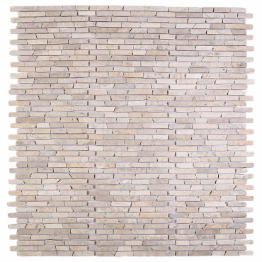 vidaXL Πλακίδια Μωσαϊκού Κρεμ 30 x 30 cm Μάρμαρο