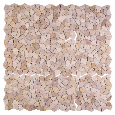 vidaXL Πλακίδια Μωσαϊκού Κόκκινο 30 x 30 cm Μάρμαρο