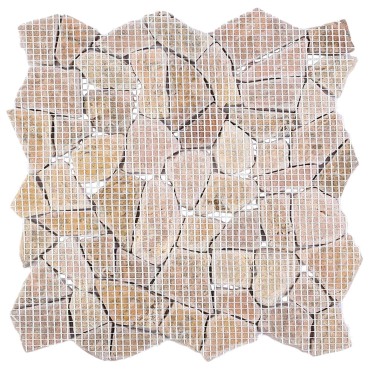 vidaXL Πλακίδια Μωσαϊκού Κόκκινο 30 x 30 cm Μάρμαρο