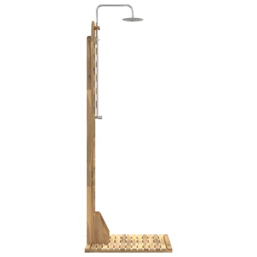 vidaXL Εξωτερικό ντους 225 cm Λευκό