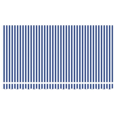 vidaXL Αναδιπλούμενη τέντα Μπλε και άσπρο 400 x 200 cm