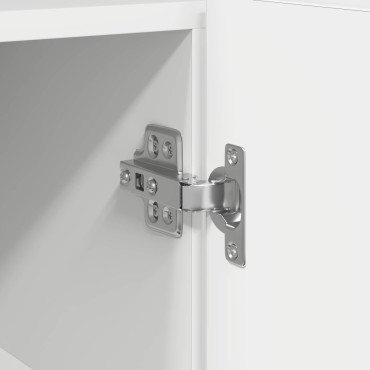 vidaXL Πλαϊνό γραφείο Λευκό 116x30x75cm Επεξεργασμένο Ξύλο 1 τεμ.