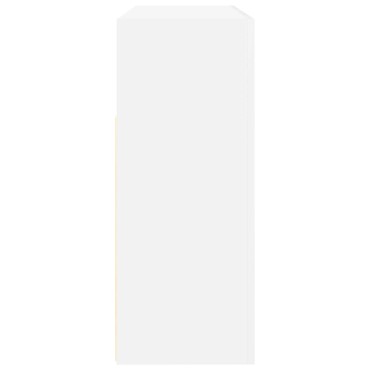 vidaXL Πλαϊνό γραφείο Λευκό 116x30x75cm Επεξεργασμένο Ξύλο 1 τεμ.