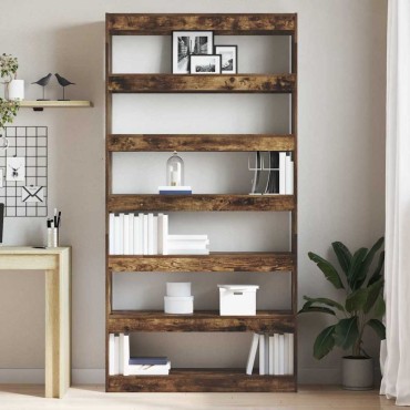 vidaXL Βιβλιοθήκη 6 επιπέδων 100x30x198cm Επεξεργασμένο Ξύλο 1 τεμ.