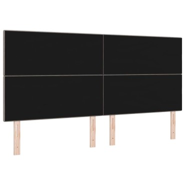 vidaXL LED κεφαλάρι Taupe ύφασμα 200x7x128cm