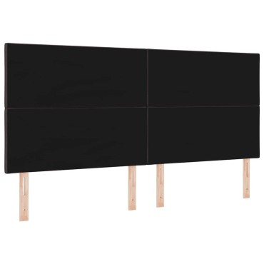 vidaXL LED κεφαλάρι Ανοιχτό γκρι ύφασμα 200x7x128cm