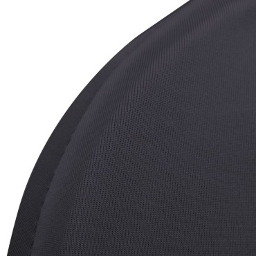 vidaXL Καλύμματα Καρέκλας Ελαστικά 4 τεμ. Ανθρακί