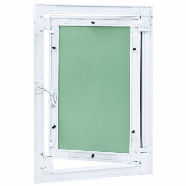 vidaXL Πάνελ Πρόσβασης Πράσινο και Ασημί 35 x 45 εκ