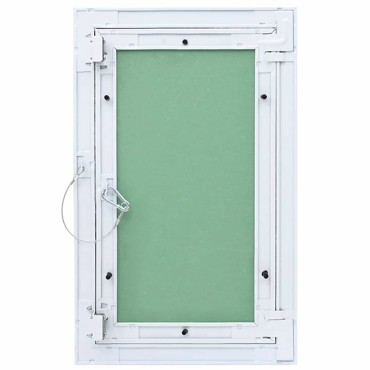 vidaXL Πάνελ Πρόσβασης Πράσινο και Ασημί 30 x 45 εκ