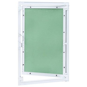 vidaXL Πάνελ Πρόσβασης Πράσινο και Ασημί 55 x 75 cm