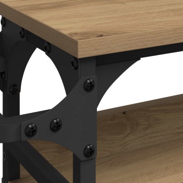 vidaXL Καρότσι Κουζίνας Artisan Oak 53x20x76cm