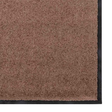 vidaXL Χαλάκι Εξώπορτας Καφέ και Μαύρο 120 x 300 cm 100% Πολυαμίδιο