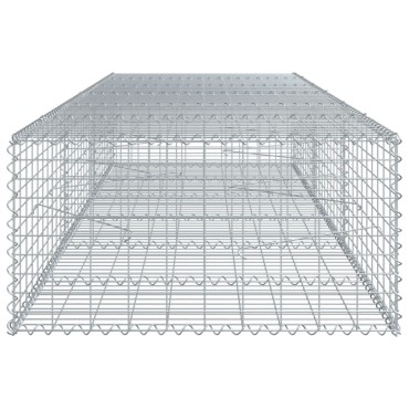 vidaXL Συρματοκιβώτιο με Κάλυμμα 300x100x50εκ. από Γαλβανισμένο Χάλυβα