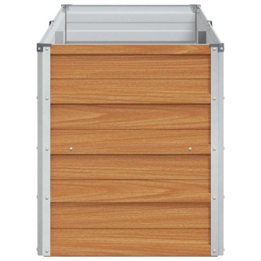 vidaXL Υπερυψωμένη Ζαρντινιέρα Ανοιχτό καφέ 160 x 40 x 45 cm