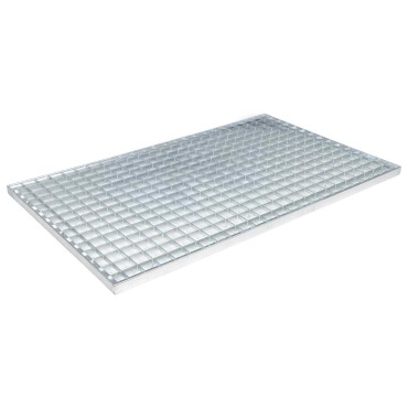 vidaXL Σίτα Ασημί 80 x 50 x 2 cm Γαλβανισμένο Ατσάλι Ψυχρής Βύθισης