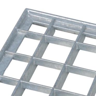 vidaXL Σίτα Ασημί 80 x 50 x 2 cm Γαλβανισμένο Ατσάλι Ψυχρής Βύθισης