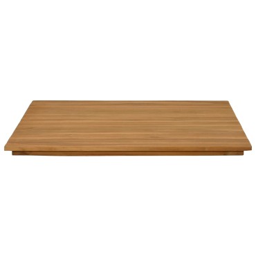 vidaXL Καπάκι τραπεζιού 70x70x3,5cm τετράγωνο Στερεό Ξύλο Τίκ
