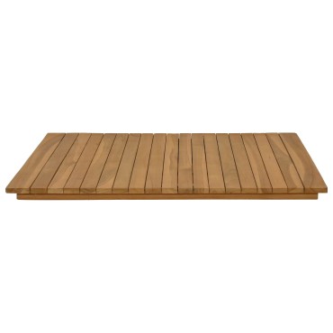 vidaXL Καπάκι τραπεζιού 70x70x3,5cm τετράγωνο Στερεό Ξύλο Τίκ