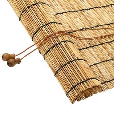 vidaXL Ρόλερ (στόρι) Φυσικό 120 x 160 cm Καλάμι