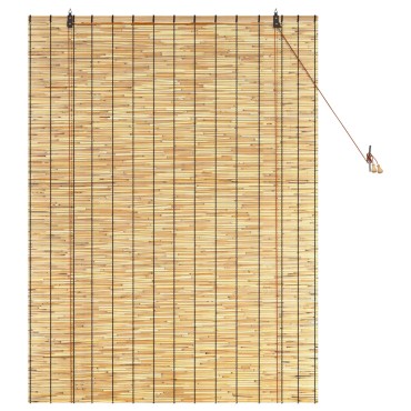 vidaXL Ρόλερ (στόρι) Φυσικό 120 x 160 cm Καλάμι