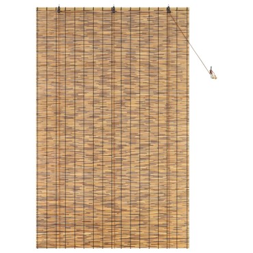 vidaXL Ρόλερ (στόρι) Καφέ 140 x 220 cm Καλάμι