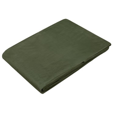 vidaXL Τεντόπανα με Θηλιές Πράσινο 8 x 8 μ 90 gsm PE