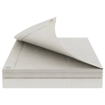 vidaXL Τεντόπανα με Θηλιές Λευκό 8 x 12 μ 90 gsm PE