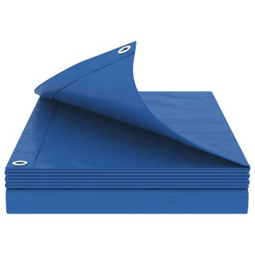 vidaXL Τεντόπανα με Θηλιές Μπλε 3 x 6 μ 180 gsm PE