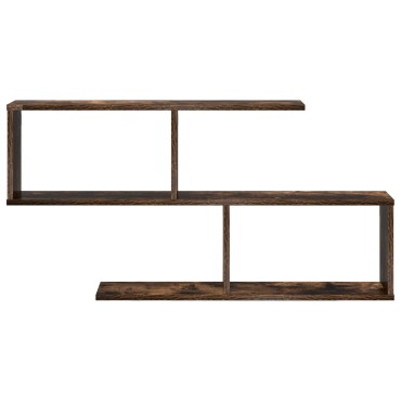 vidaXL Ράφι Τοίχου Καπνισμένο Ξύλο Δρυός 100x12x50,5 εκ 1 τεμ.