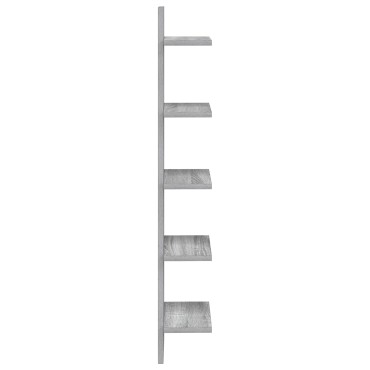 vidaXL Ράφι Τοίχου Γκρι Sonoma 22x15x100cm Επεξεργασμένο Ξύλο 1 τεμ.