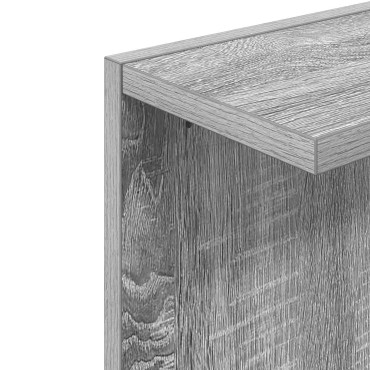 vidaXL Ράφι Τοίχου Γκρι Sonoma 22x15x100cm Επεξεργασμένο Ξύλο 1 τεμ.