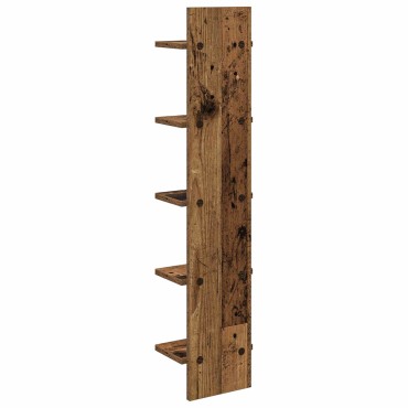 vidaXL Ράφι Τοίχου Παλαιωμένο ξύλο 22x15x100cm Επεξεργασμένο Ξύλο 1 τεμ.