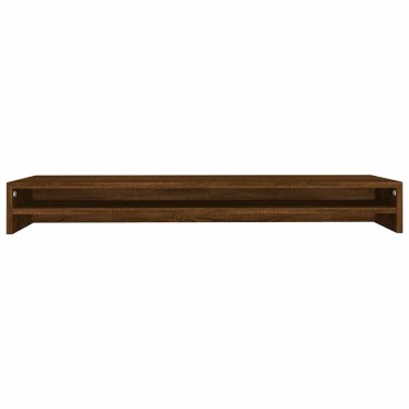 vidaXL Βάση Οθόνης Καφέ Δρυς 100 x 24 x 13 εκ. από Επεξεργασμένο Ξύλο