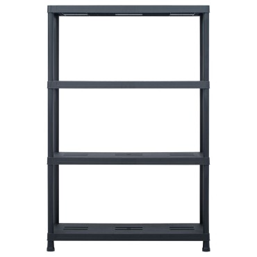 vidaXL Ραφιέρα Μαύρη 220 κ. 90 x 40 x 138 εκ. Πλαστική