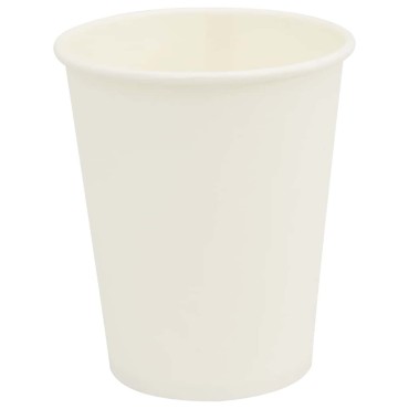 vidaXL Χάρτινα κύπελλα καφέ 1000 τεμάχια 8oz 200ml Λευκό