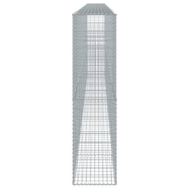 vidaXL Συρματοκιβώτιο με Κάλυμμα 800x50x200εκ. από Γαλβανισμένο Χάλυβα