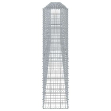 vidaXL Συρματοκιβώτιο με Κάλυμμα 900x50x200εκ. από Γαλβανισμένο Χάλυβα