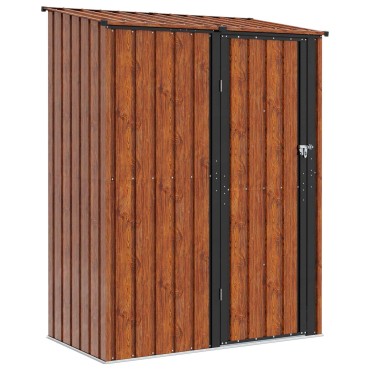 vidaXL Κηποσυνθέσεις Καφέ 153,5 x 86 x 200 εκ Μέταλλο