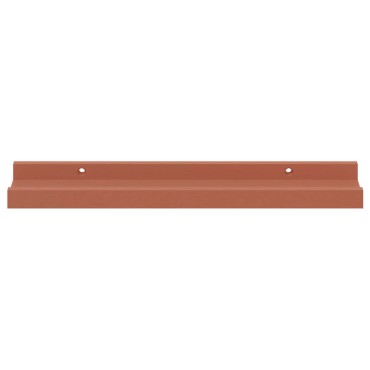 vidaXL Ράφι Τοίχου 2 τεμ. Κόκκινο 40x9x3cm Επεξεργασμένο Ξύλο